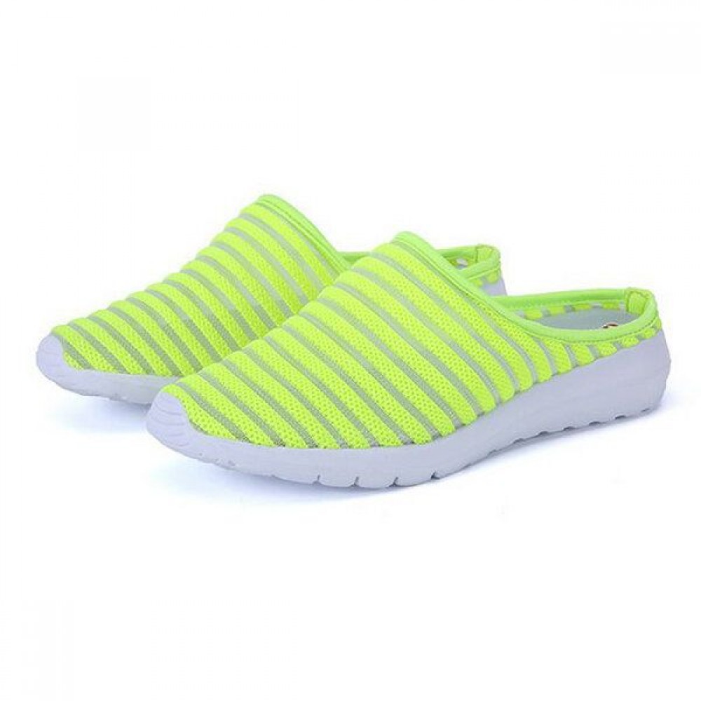 Stripe Breathable Mesh Beach Slippers Stripe Breathable Mesh Beach Slippers